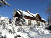 Ferienhaus Südseite im Winter 2012