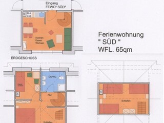 Appartamento per vacanze Oberwiesenthal Pianta del piano 21