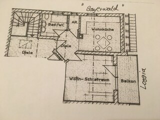 Holiday apartment Wegscheid Floor Plan 6
