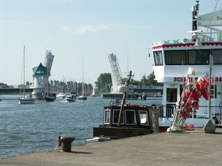 Die Klappbrücke in Kappeln. 20 min. von Gunneby