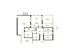 Vakantiehuis Høll Grondplan 3