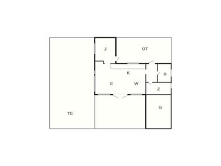 Vakantiehuis Ebeltoft Grondplan 47