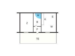 Maison de vacances Højer Plan d'étage 3