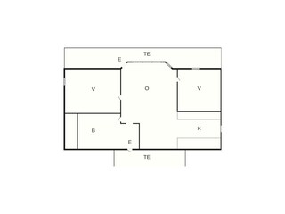 Vakantiehuis Ljusterö Grondplan 13