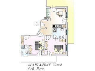 Apartamento Wolkenstein in Gröden Plano de planta 17