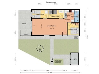 Bungalow De Koog Grondplan 23