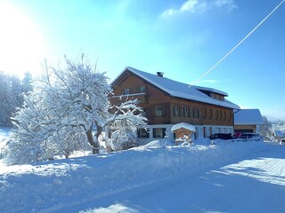 Das Landhaus im Winter