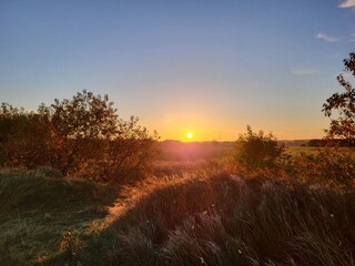 Sonnenaufgang in der Duhner Küstenheide
