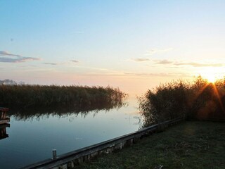 Sonnenaufgang über dem Bodden in Born