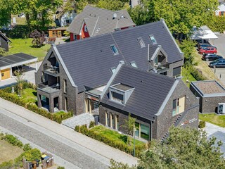 FeWo Luftbild im Seebad Born - Außenbild