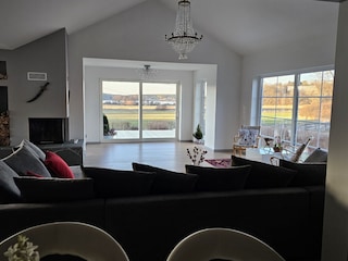Morning light seen from the kitchen bench