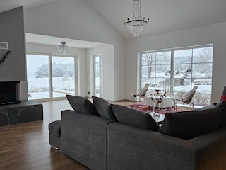 The living room with a great view