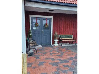 The entrance door