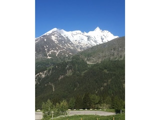 Der Großglockner - Blick vom Balkon