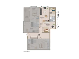 Ferienwohnung Borkum Grundriss 13