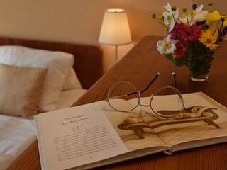 Blick ins Schlafzimmer "Nichtstun"