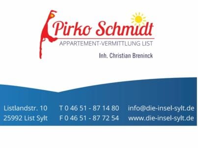 Firma Appertement-Vermittlung "Pirko Schmidt" - Breninck Breninck