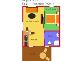 Ferienwohnung Ückeritz Grundriss 13
