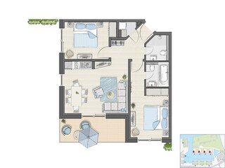 Holiday apartment Barth Floor Plan 28