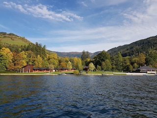 Strandbad im Herbst