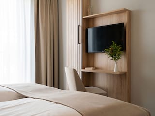Schlafzimmer mit Internet TV