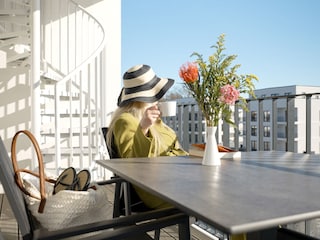 Balkon oder Dachterrasse