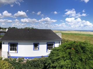 Strandhaus mit Blick aufs Haff