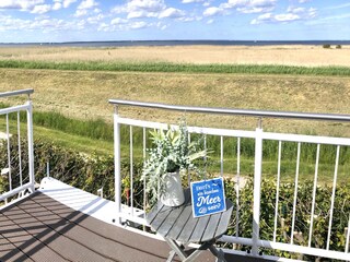 Balkon mit Haffblick