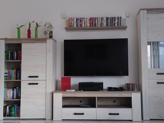 Wohnbereich mit Flat-TV