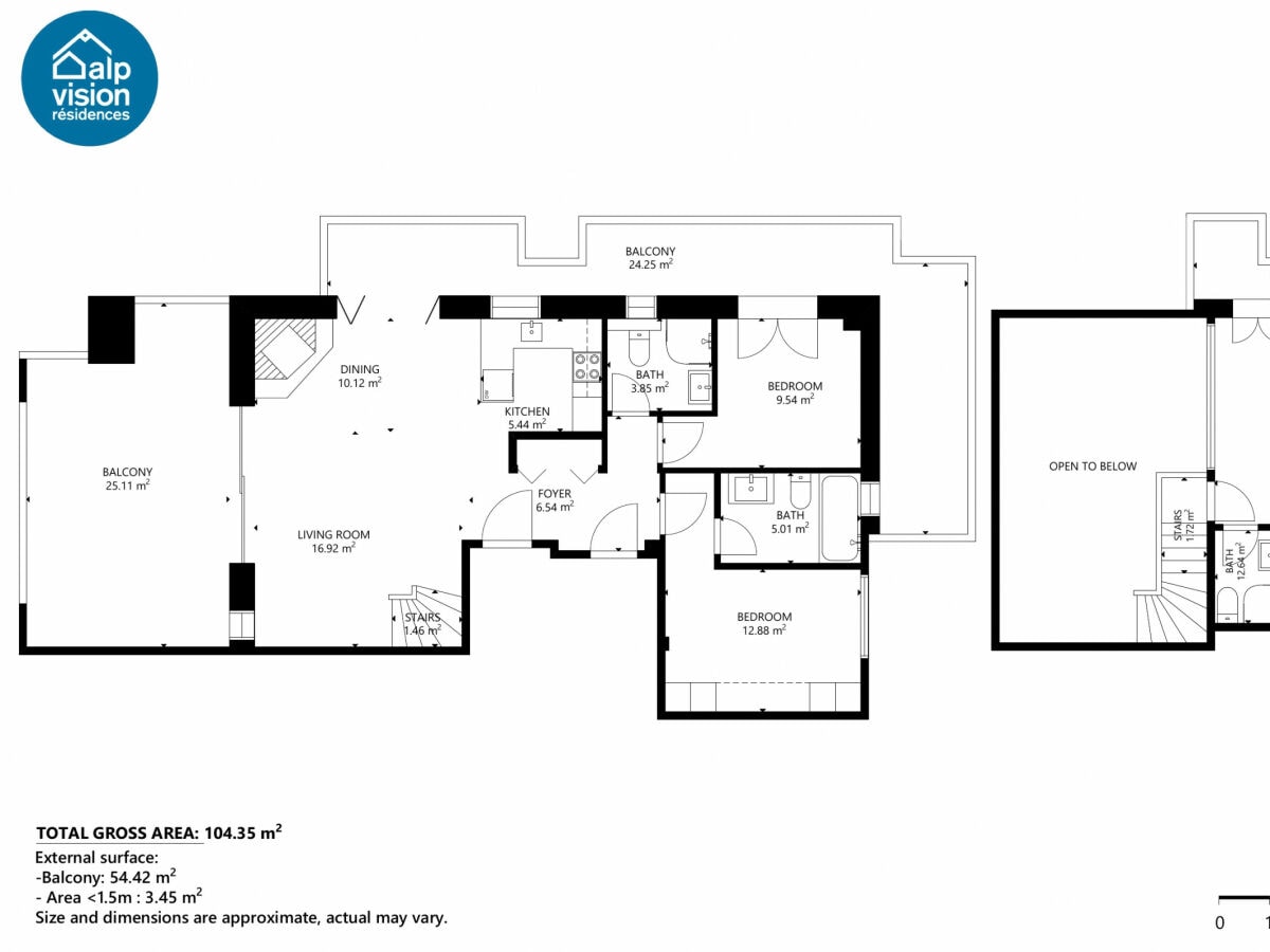 Apartment Haute-Nendaz Grundriss 25