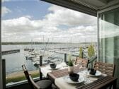 Balkon mit Blick auf die Flensburger Förde