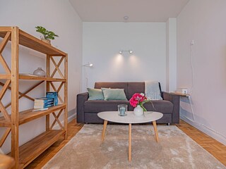 Wohnzimmer mit Schlafcouch