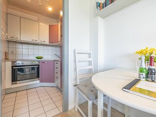 offene Küche mit Essbereich