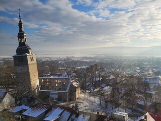 Der schiefe Turm von Bad Frankenhausen am Kyffhäuser