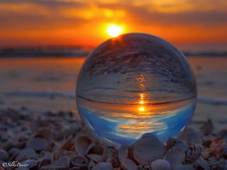 Sonnenuntergang am Strand