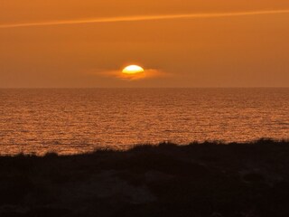 Sonnenuntergangssicht Terrasse