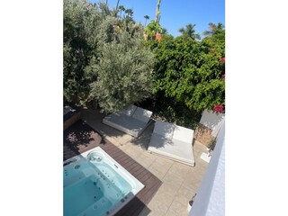 Aussicht Terrasse von der Dachterrasse