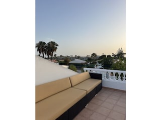 Dachterrasse mit Blick auf Maspalomas