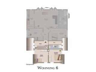 Holiday apartment Borkum Floor Plan 16