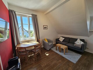 Living Room with Kitchen