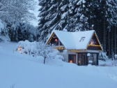 Ferienhaus im Winter