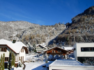 Blick auf die Alpbachschlucht, Bergbahn Meiringen Hasli