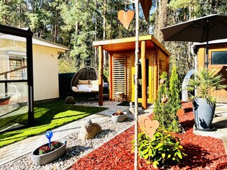 Wellnessgartenbereich