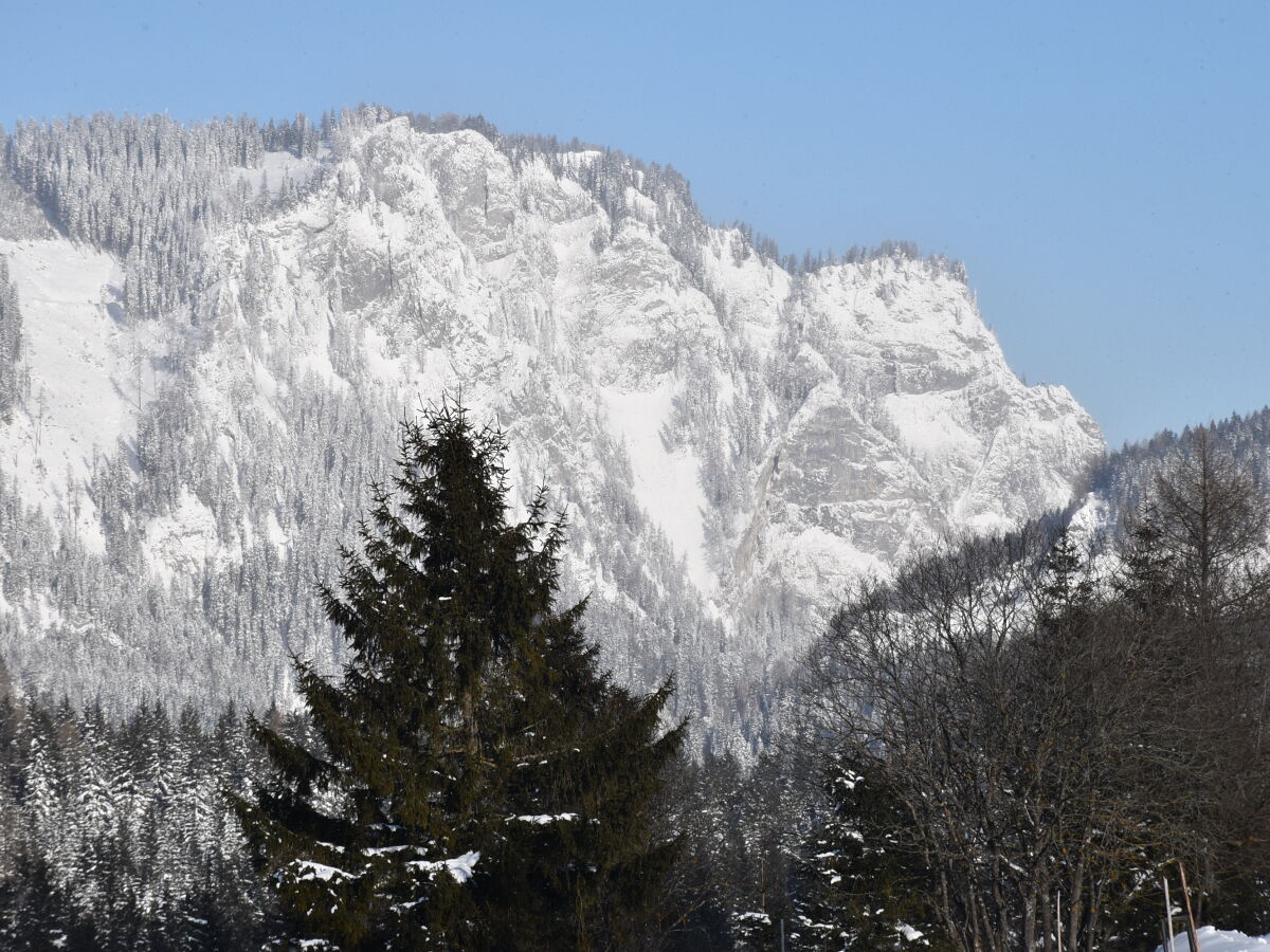 Blick von der Skipiste aus