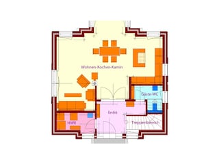 Vakantiehuis Dranske Grondplan 41