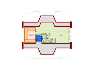 Vakantiehuis Dranske Grondplan 43