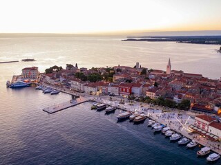 Porec riva and old town