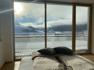 Schlafzimmer mit Aussicht