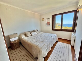 Schlafzimmer mit Meeresblick