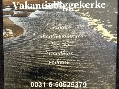 Firma Vakantiebiggekerke - Frauvan der Werff van der Werff